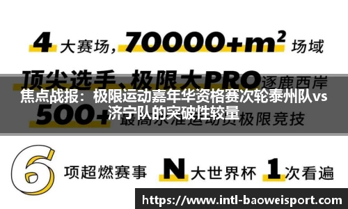 焦点战报：极限运动嘉年华资格赛次轮泰州队vs济宁队的突破性较量